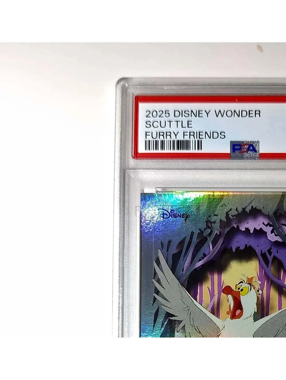 Scuttle 2025 Topps Disney #FF-9 Furry Friends Card The Little Mermaid PSA 9 MT
